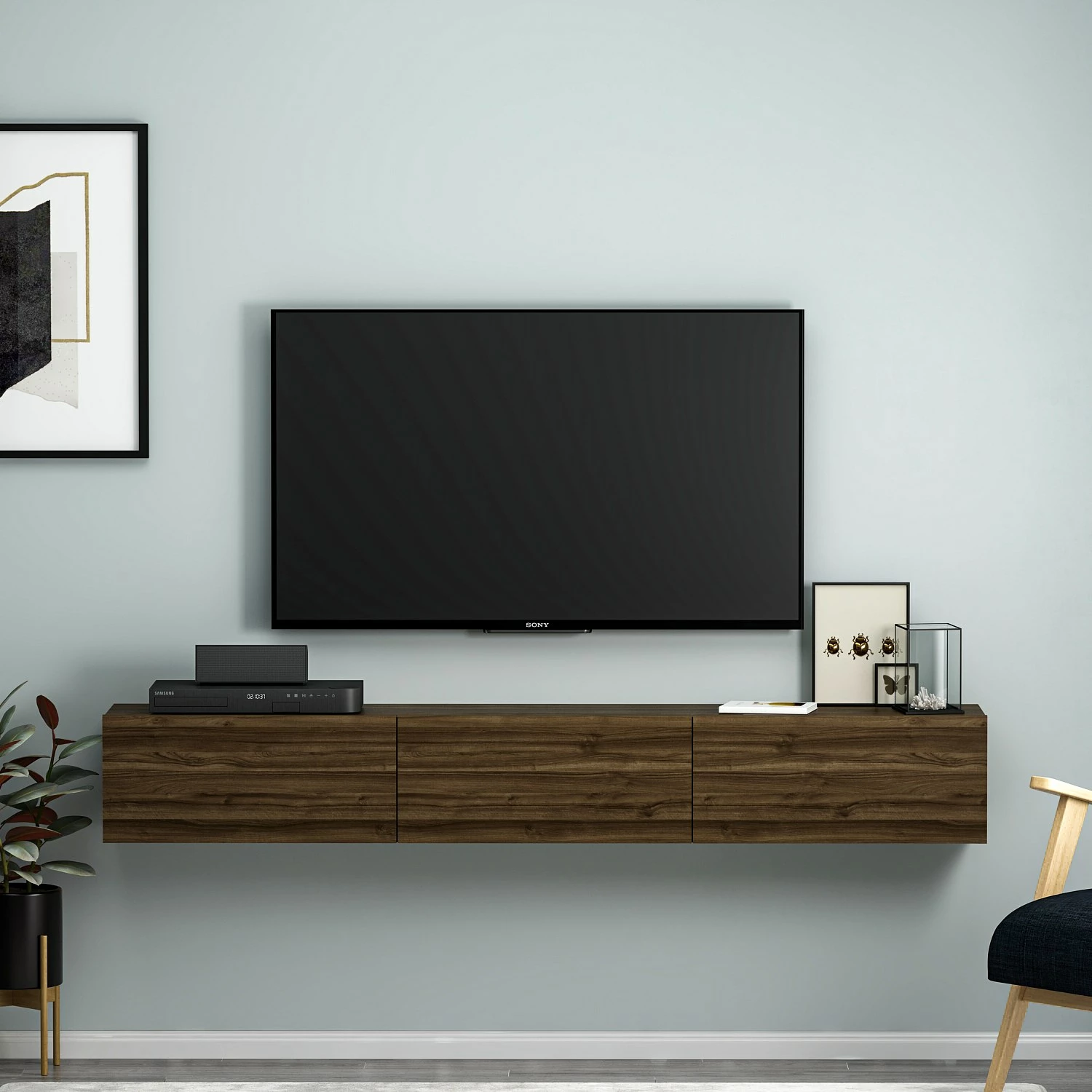 Komodë TV Hanah Home, ngjyrë arre, Terra