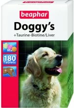 Shpërblime për qen Beaphar, taurinë & biotinë, 180 copë