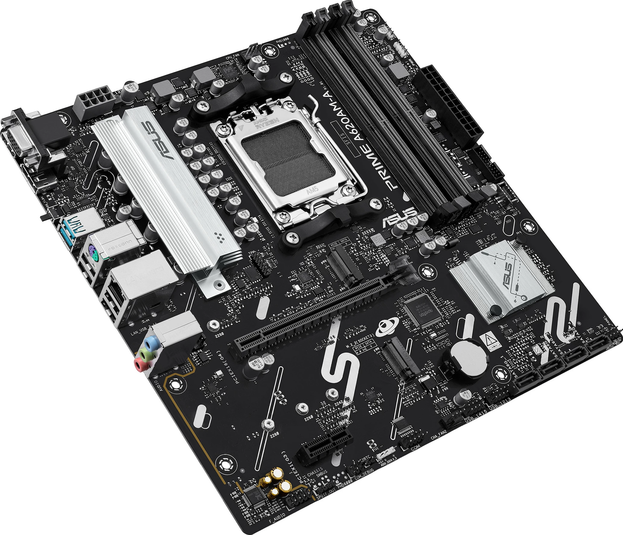 Pllakë amë ASUS PRIME A620AM-A-CSM, Socket AM5, micro ATX, DDR5 256GB, PCIe 4.0, e zezë