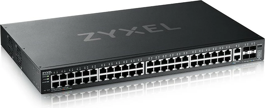 Switch Zyxel XGS2220-54, Managed, L3, Gigabit Ethernet (10/100/1000), Rack mounting