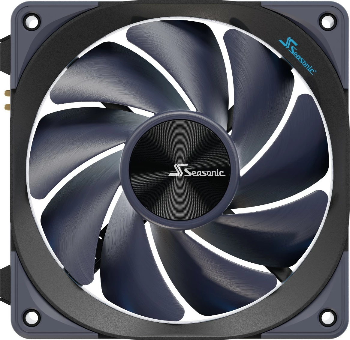 Ventilatorë kase Seasonic MagFlow 3-Fan Kit, 12 cm, 600-2000 RPM, i zi