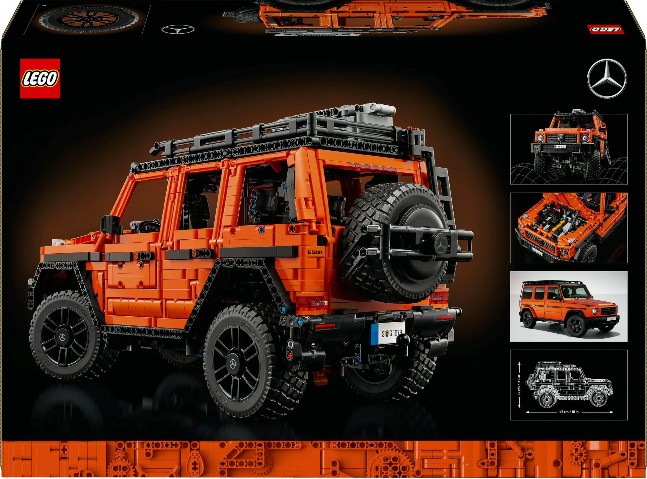 Set ndërtimi LEGO Mercedes-Benz G 500, 2891 pjesë, shumëngjyrëshe