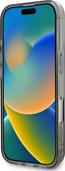 Mbështjellës Mercedes Silver Ring MagSafe për iPhone 16 Pro Max, Zi