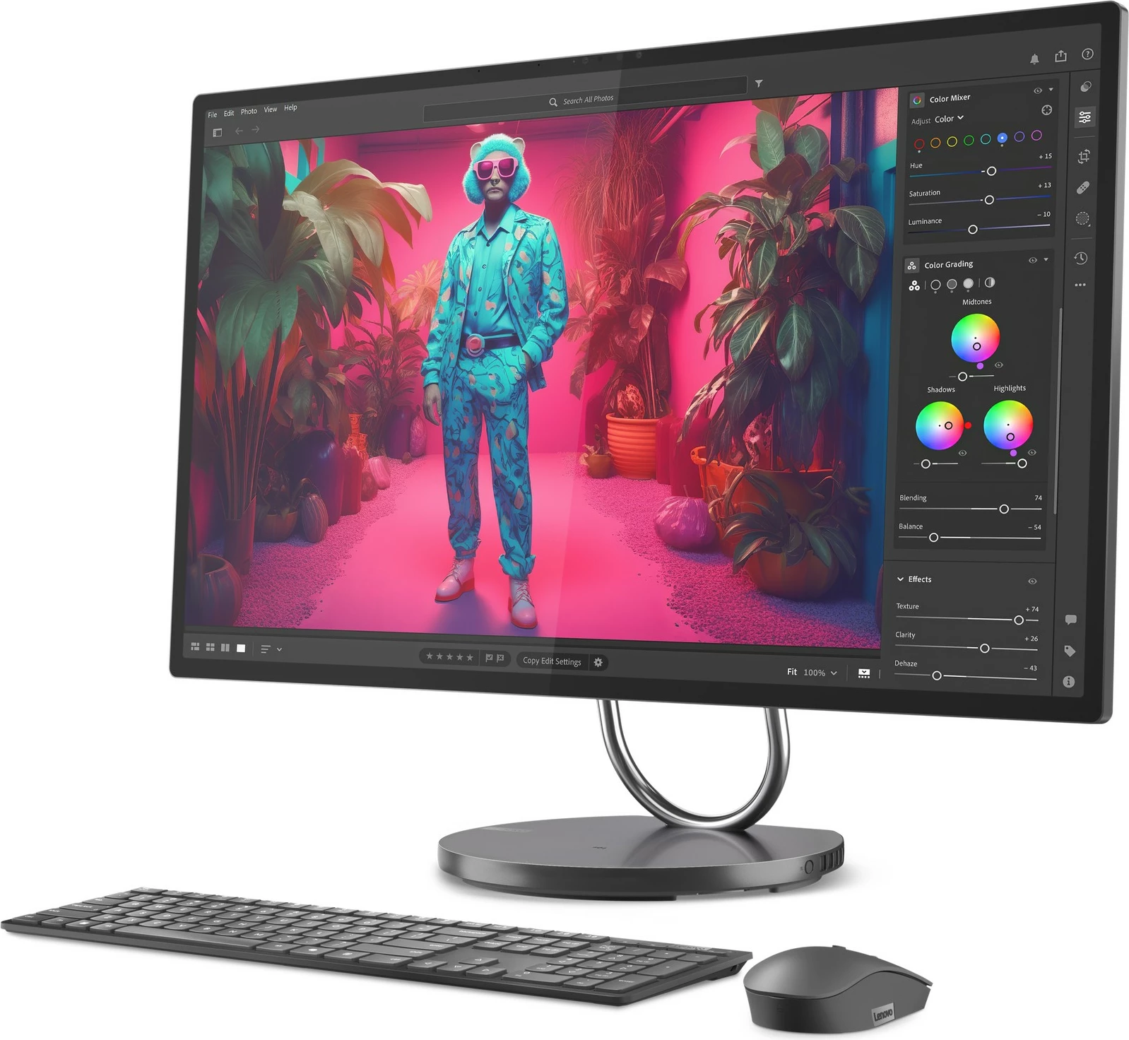 Kompjuter All-in-One Lenovo Yoga 32ILL10 F0HX, i7, 32GB RAM, 1TB, Windows 11 Pro, zi