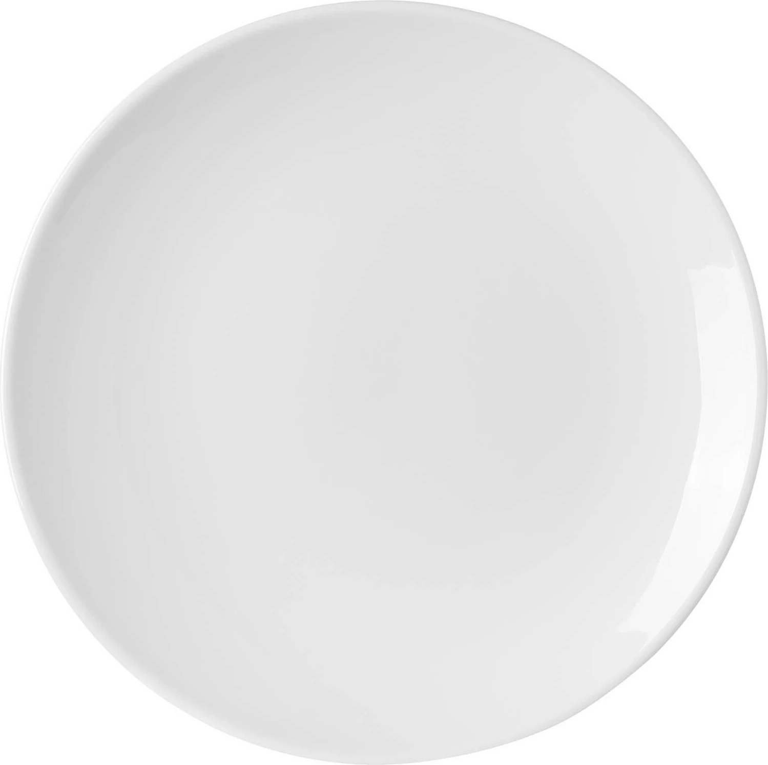 Pjatë e sheshtë Fine Dine Pure Bianco 230 mm, e bardhë, set 6 copë
