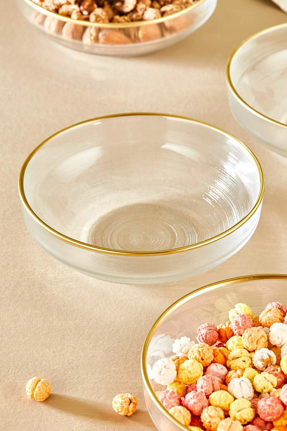 Set pjatash të thella prej qelqi (6 copë), Hermia, IP