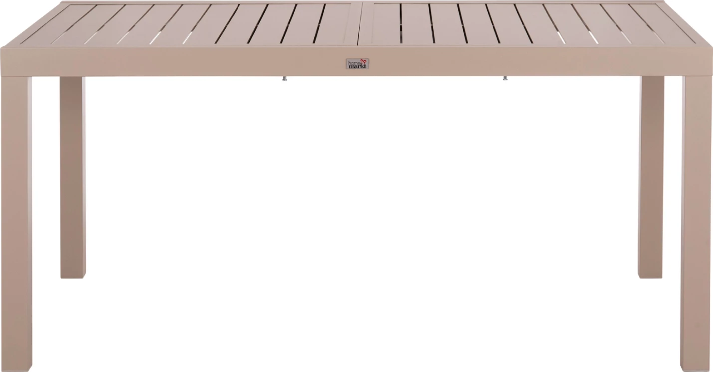 Tavolinë ngrënieje e zgjatshme KRUM, alumin, ngjyrë kapuçino, FH6277.04, 160-240x90x73cm