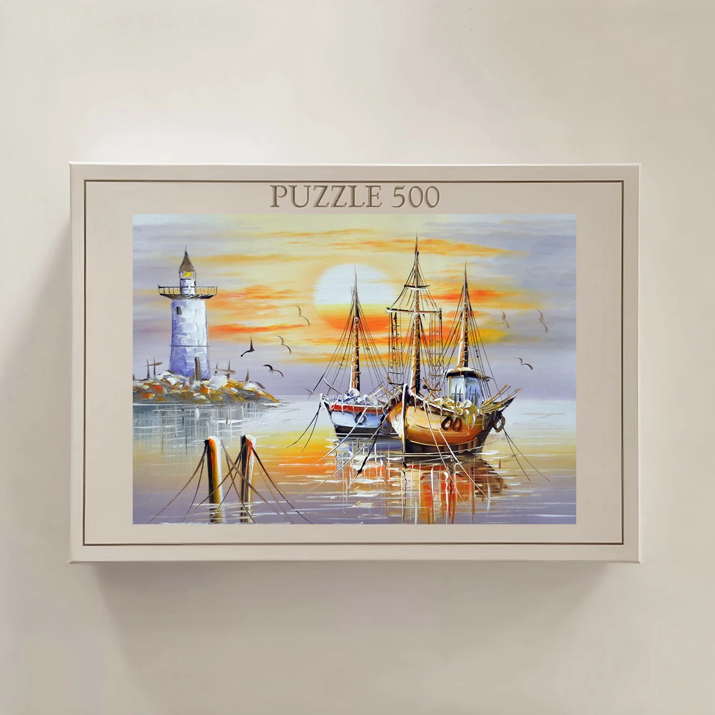 Puzzle 500 copë, Evila Originals, shumëngjyrësh, PZL_027_500