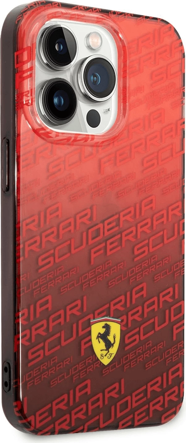 Mbështjellës silikoni Ferrari Scuderia Ferrari FEHCP14LEAOR për iPhone 14 Pro, e kuqe