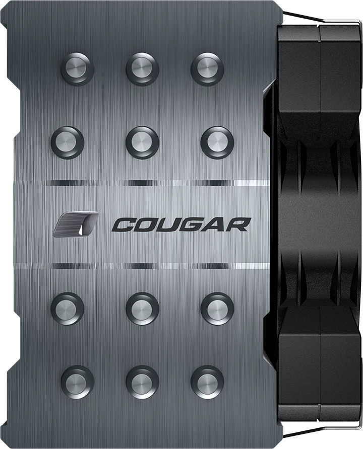 Ftohës CPU COUGAR Forza 85, 120mm PWM, 82.48 CFM, 600-2000 RPM, i zi