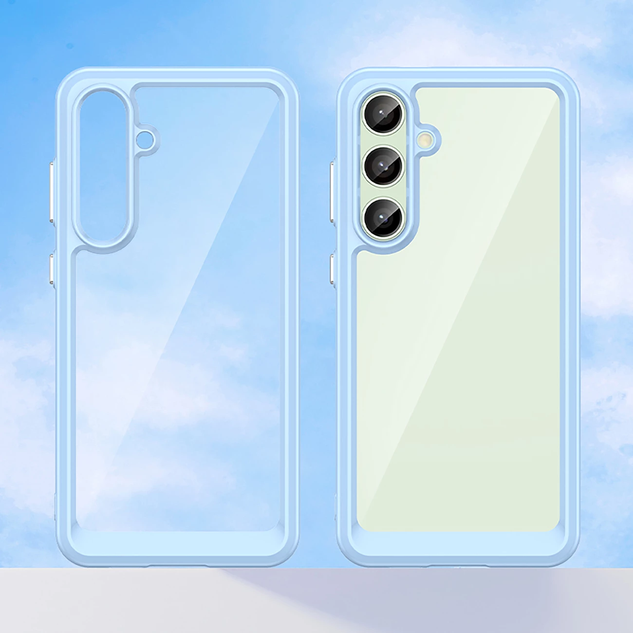 Mbështjellës Hurtel Outer Space Case për Samsung Galaxy S24 FE, TPU, Kaltër