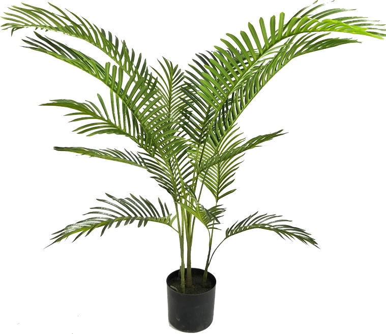 Bimë dekorative Areca I në vazo, ngjyrë e gjelbër, Inart, H120cm