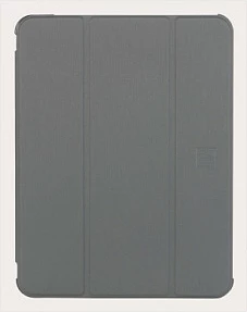 Mbështjellës folio Tucano Satin për Apple iPad 10.9" (10th gen 2022), stand, anti-shock, hirtë/transparent