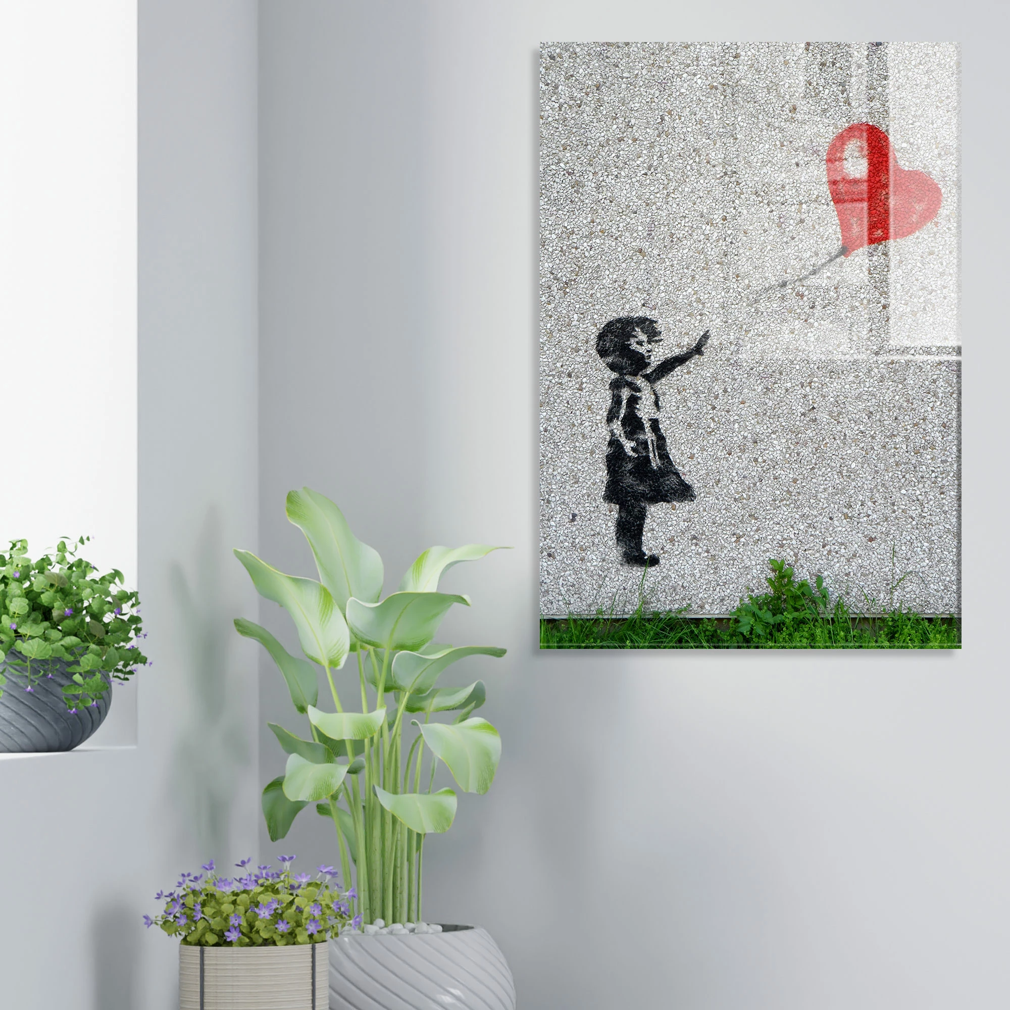 Pikturë dekorative prej xhami të temperuar, Wallity, UV-019, 50x70cm