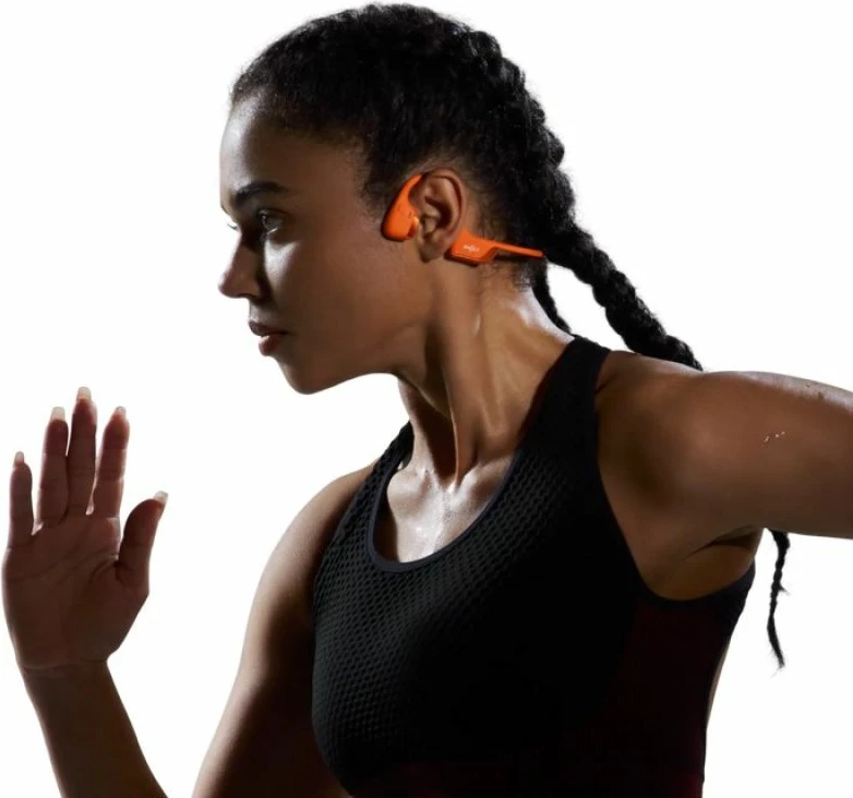 Kufje sportive Shokz për femra, portokalli