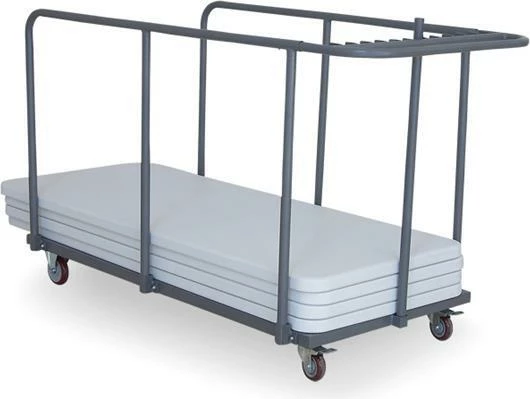 Karrocë transporti për tavolina, Amerbox, 1800x850x990 mm, metal me veshje pluhuri