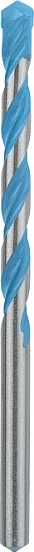 Bosch 2 608 900 645, Bit qendror, Beton, Pllakë e butë, Shank cilindrik, Blu, Gri, 4 copë