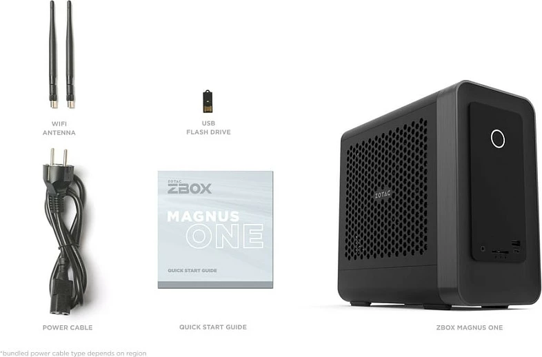 Kompjuter Zotac ZBOX MAGNUS ONE EU275070C, Mini-Tower, Intel Core Ultra 7 265, GeForce RTX 5070 12GB, DDR5, Wi‑Fi 7, 500 W, i zi