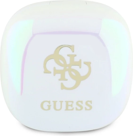 Kufje Bluetooth Guess GUTWSJ144ESH TWS me stacion dokimi, të bardha