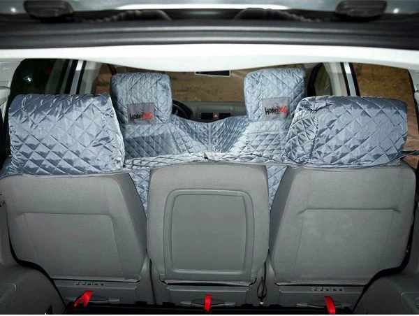 Mbulesë sediljeje për qen Hobbydog 160 me anësore, gri