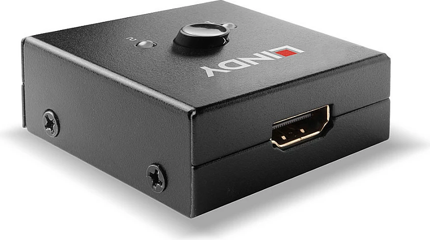 Switch HDMI Lindy 2-Port 18G Bi-Directional, 4K@60Hz, metal, i zi