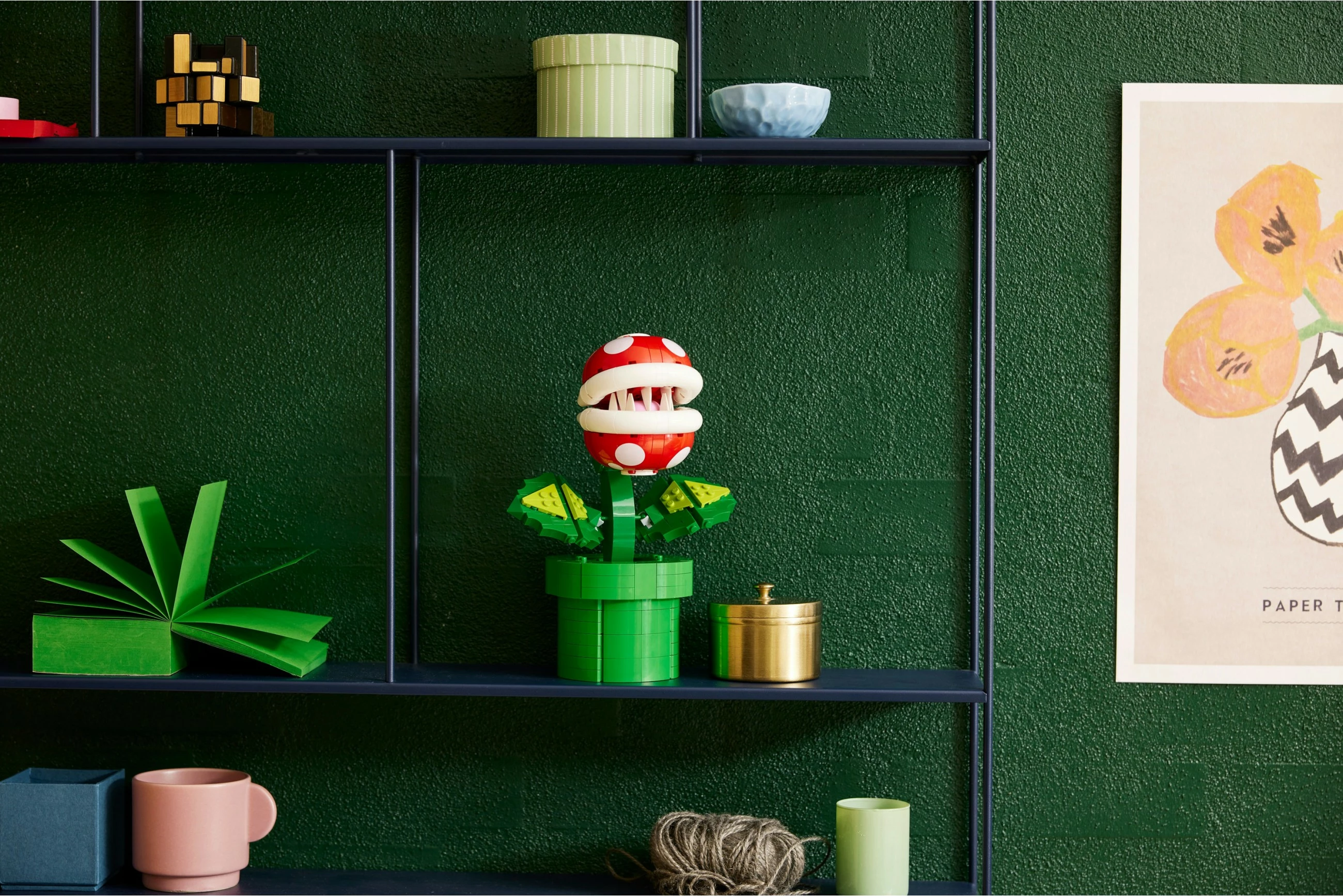Set ndërtimi LEGO Super Mario Piranha Plant, 540 copë, shumëngjyrësh