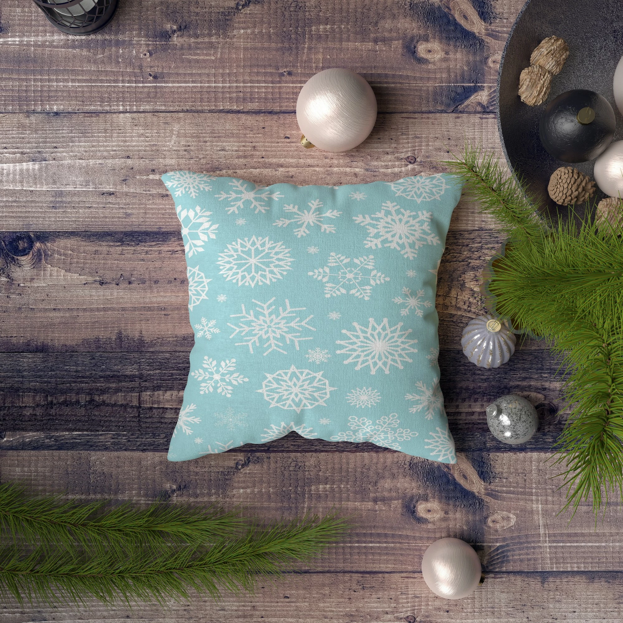 Jastëk dekorativ Aberto Design, NYXMAS119, shumëngjyrësh, 43x43cm