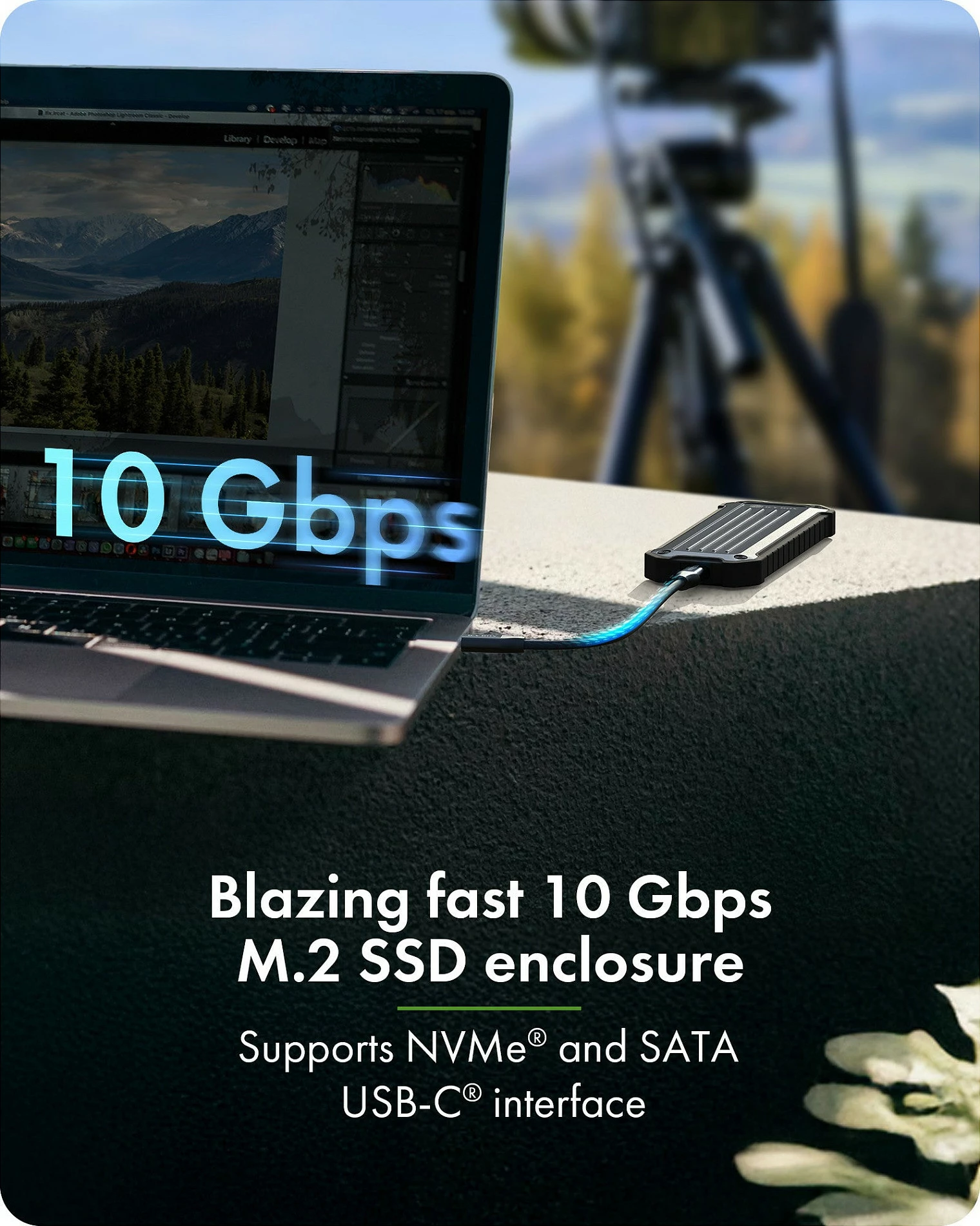 Kasë eksterne ICY BOX për SSD M.2 NVMe/SATA, USB-C 10Gbps, 2230-2280, e zezë
