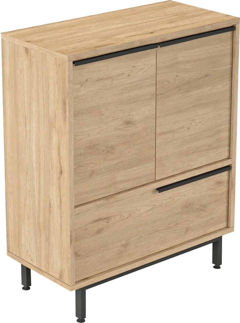 Dollap multifunksional Hanah Home, On8B-S, ngjyrë arre