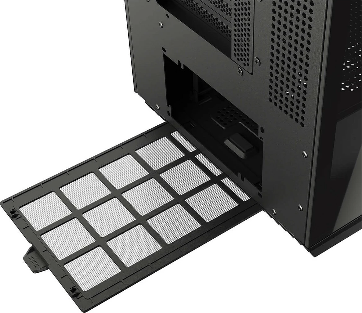 Kasë Cougar FV270 ARGB midi, e zezë