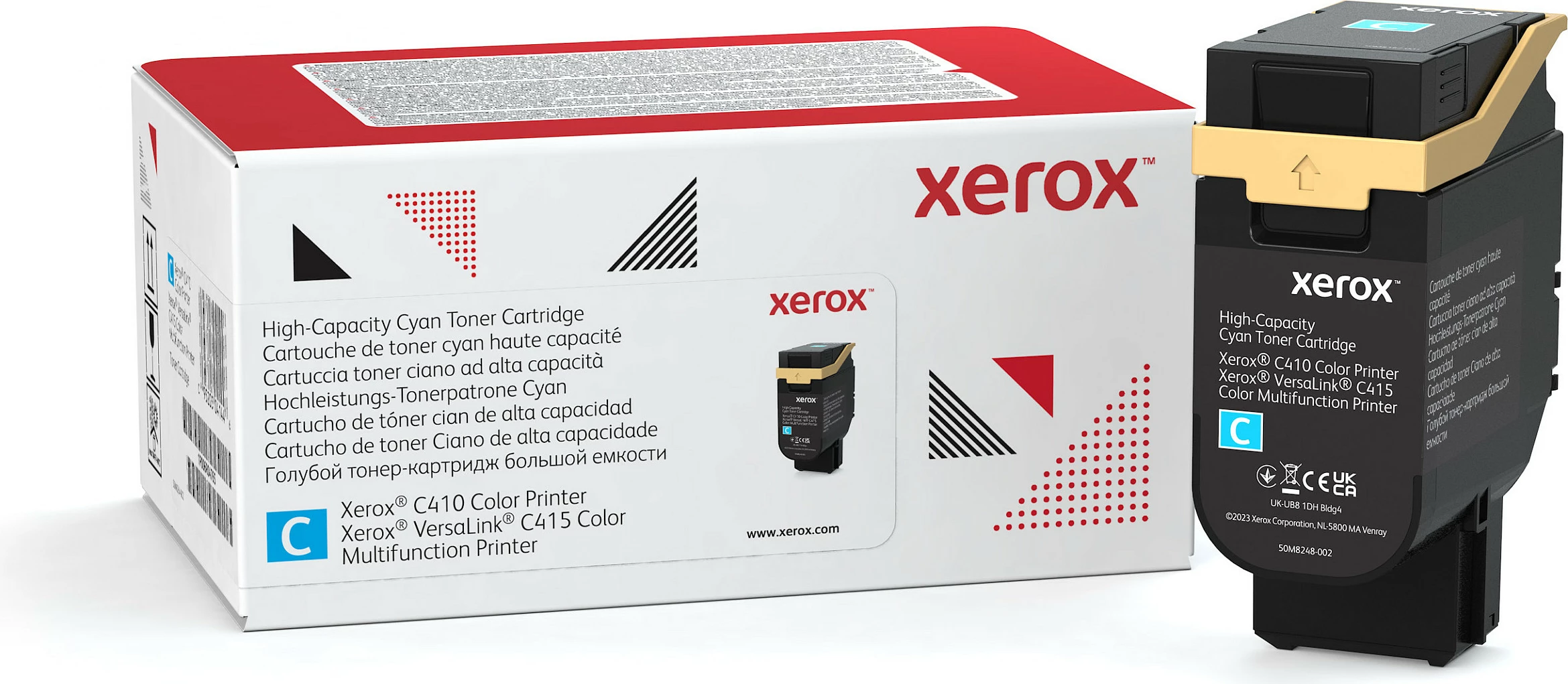 Toner Xerox 006R04686 për Xerox C410 / VersaLink C415, High Capacity 7000 faqe, Cyan