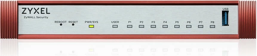 Firewall UTM me Wi‑Fi 6, Zyxel USG FLEX 100HP (USGFLEX100HP-EU0101F), 8x Gigabit (1x PoE+), VPN 900 Mb/s, IPS 1.5 Gb/s, argjendtë