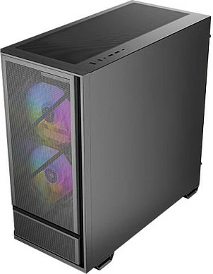 Kasë Antec P30 ARGB, Midi Tower, tempered glass, 3x 120mm fan, e zezë