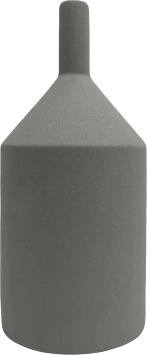 Dekor tavoline qeramike GALAD FH4608.03, gri mat, Φ13,5x30,5Hcm