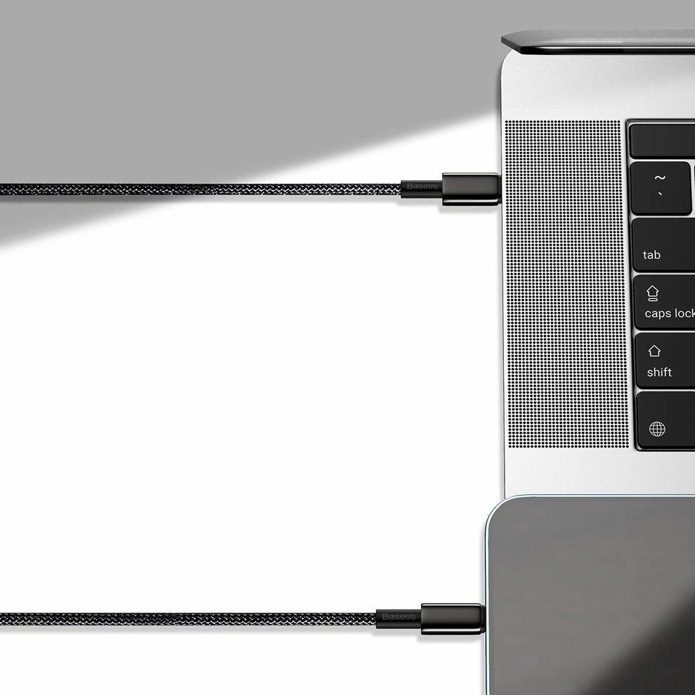 Kabllo Baseus USB-C–Lightning 6953156232037 1m PD 20W, e zezë (1 copë)