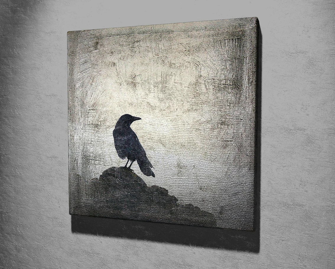 Pikturë dekorative në kanavacë Wallity, KC218, shumëngjyrëshe, 45x45cm