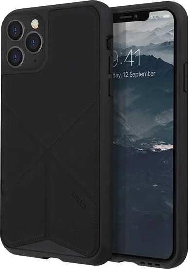 Mbështjellës UNIQ Transforma për iPhone 11 Pro, i zi
