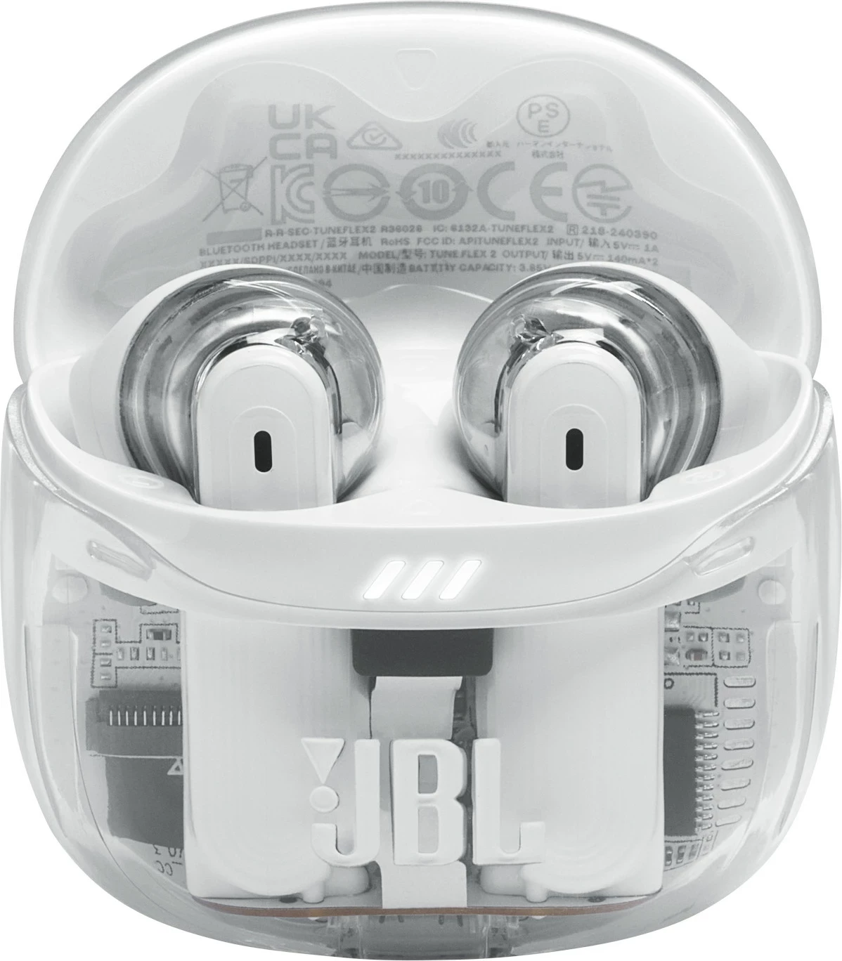 Kufje JBL Tune Flex 2 Ghost Edition, pa kabllo, ANC, deri 48 orë, të bardha