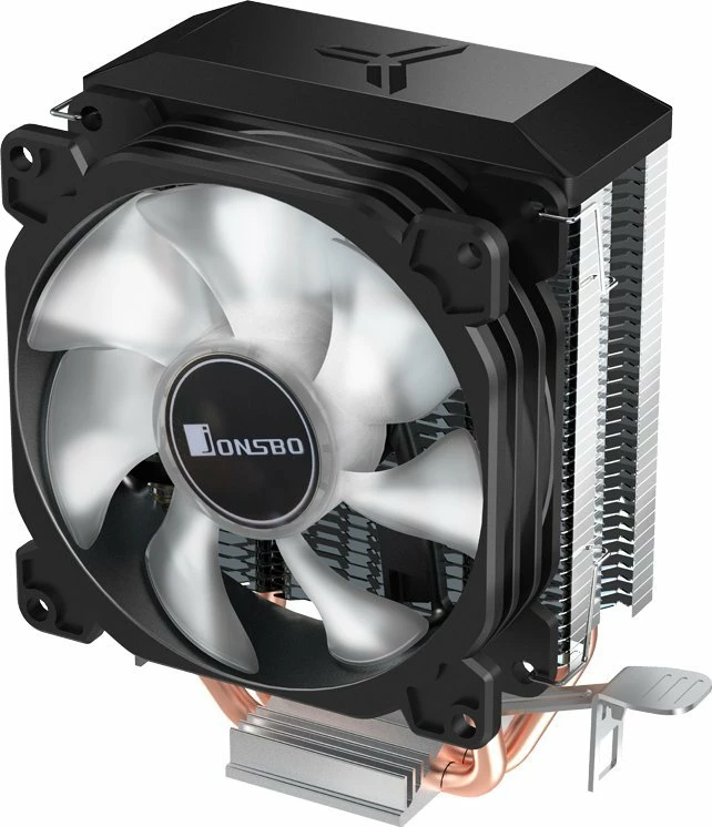 Ftohës CPU Jonsbo CR-1200E (CPJB-014), 92mm, ARGB, 2 heatpipe, zi