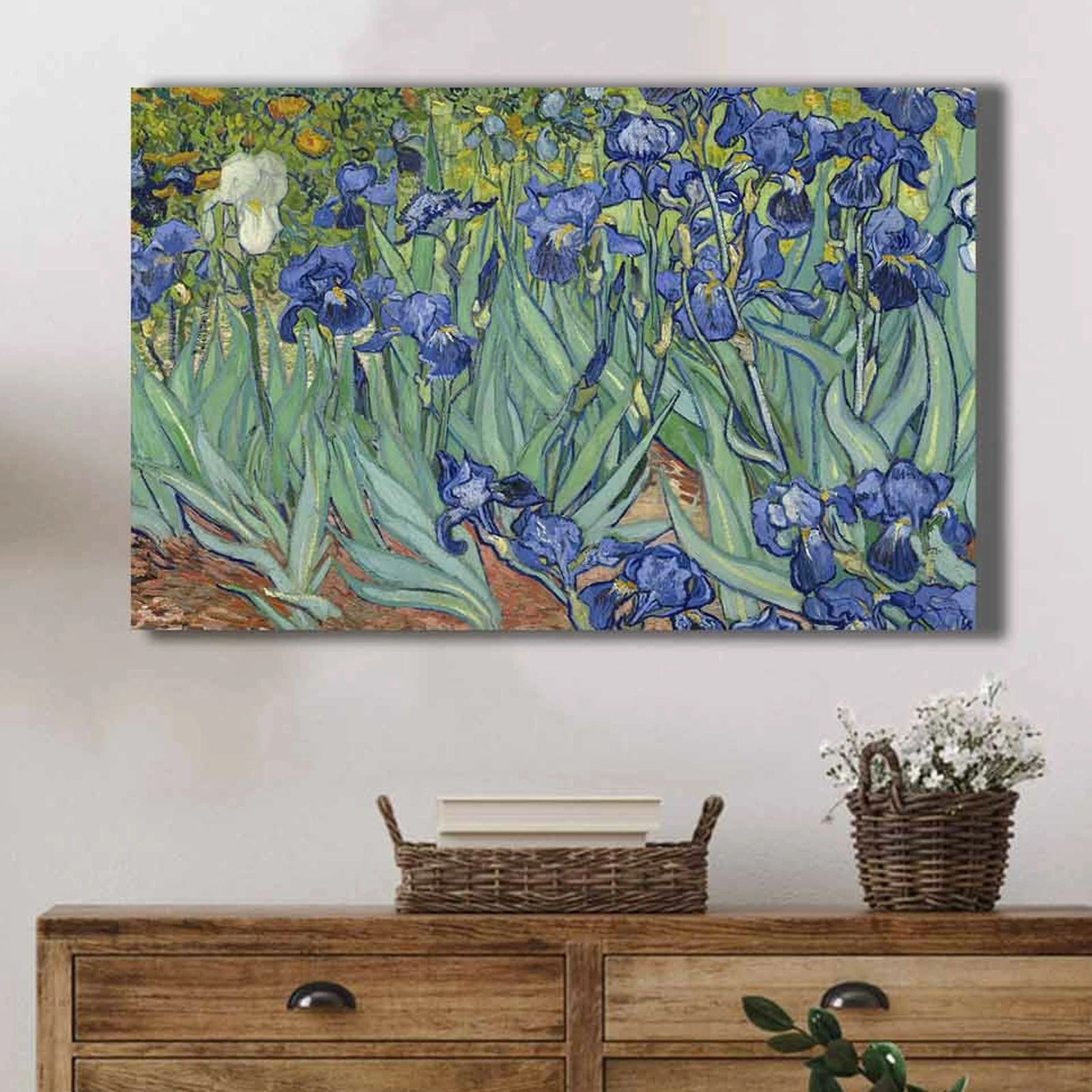 Pikturë dekorative në kanavacë, Van Gogh, shumëngjyrëshe, 45x70cm