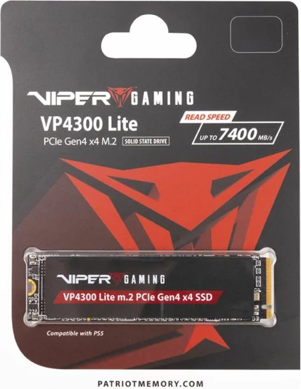 SSD PATRIOT Viper VP4300 Lite 1TB M.2 NVMe PCIe Gen4 x4 2280