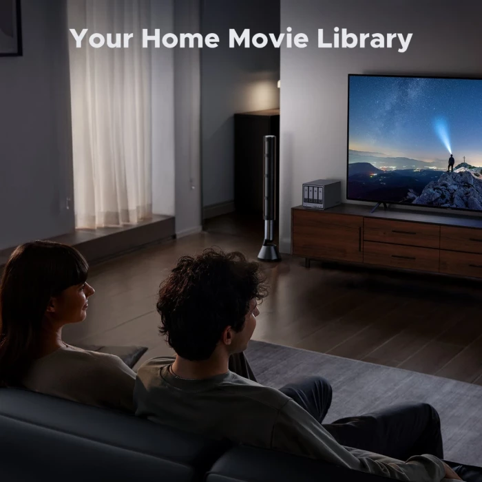 NAS UGREEN NASync DXP4800 Plus, 4+2 bay, Intel 8505, 8GB DDR5, 2.5GbE + 10GbE, gri