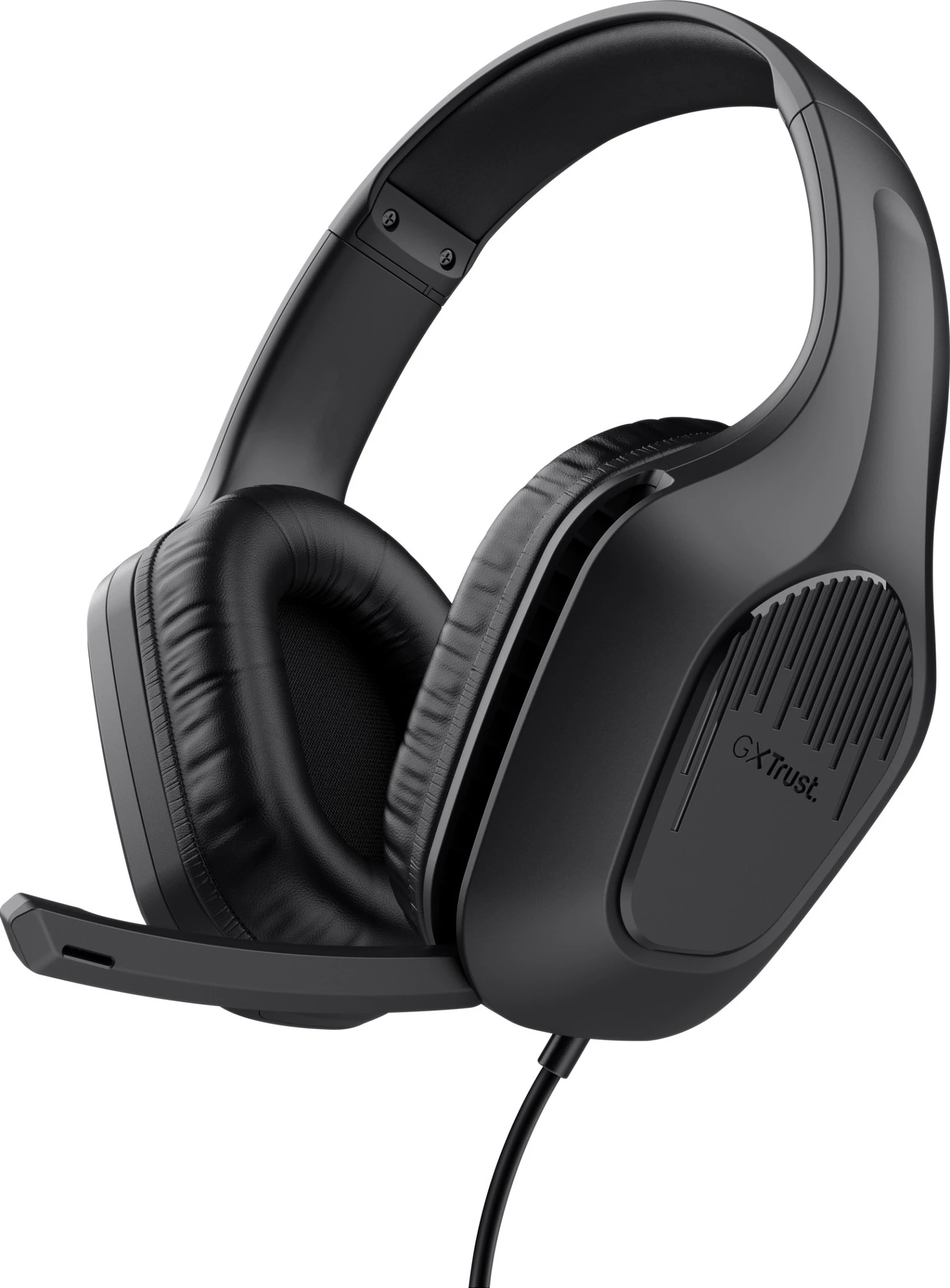 Kufje gaming Trust GXT 415 Zirox, 3.5mm, kabllo 2m, mikrofon i palosshëm, të zeza