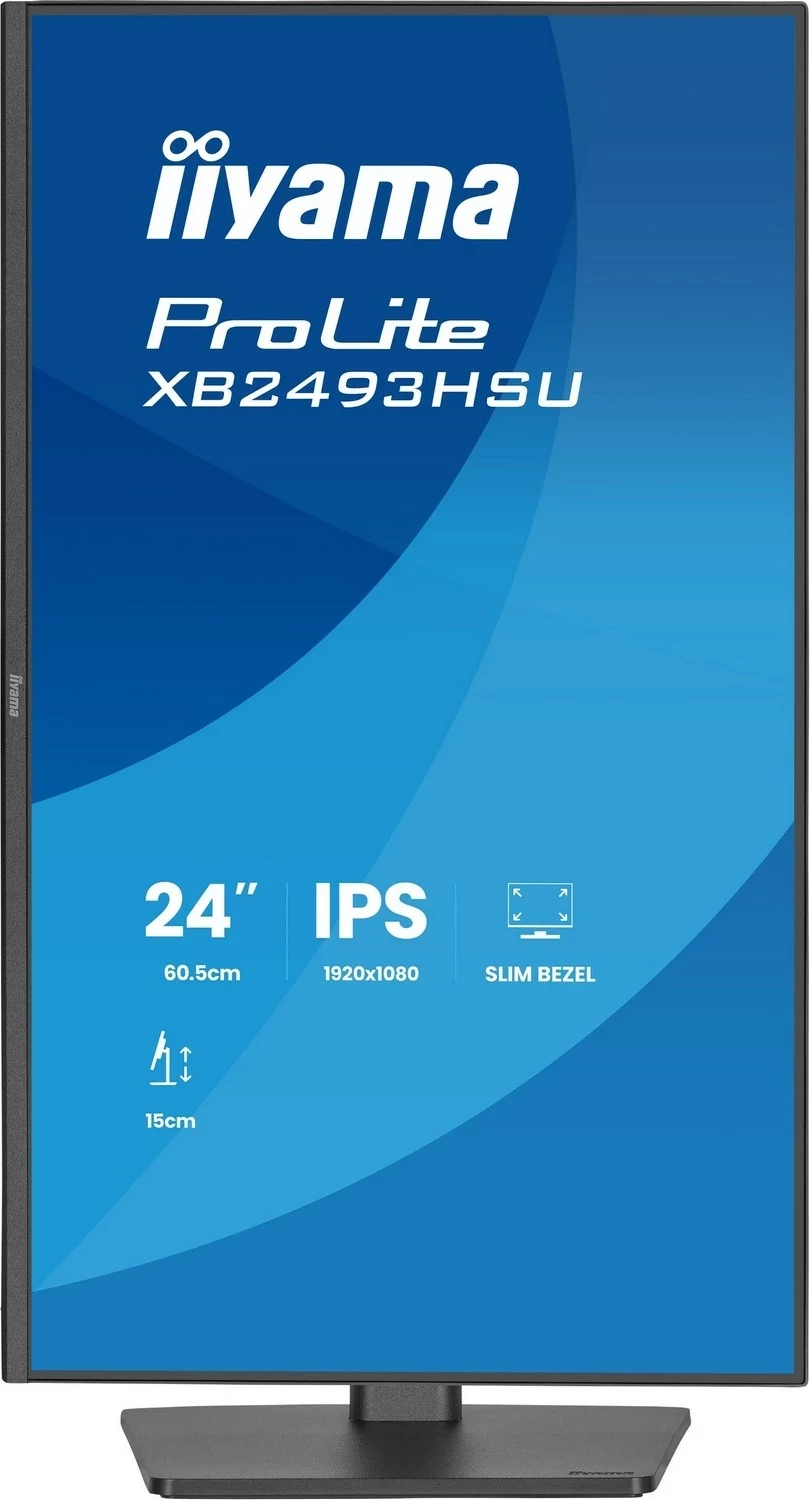 Monitor iiyama ProLite XB2493HSU-B1, 23.8 inch, Full HD, IPS, HDMI, DisplayPort, USB, e zi