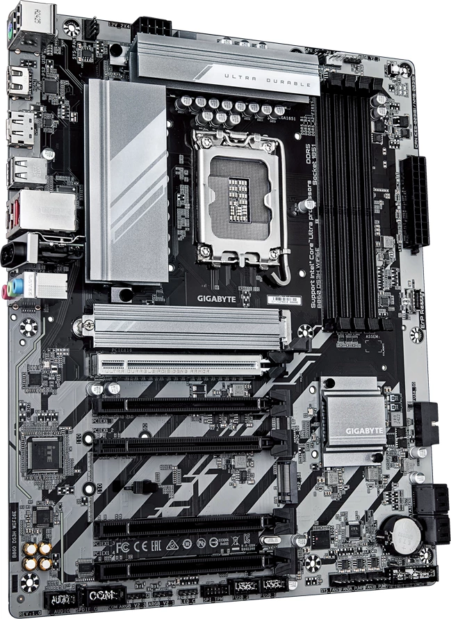 Pllakë amë GIGABYTE B860 DS3H WIFI6E, LGA1851, ATX, 4xDDR5, Wi‑Fi 6E, BT 5.3, 2.5G LAN