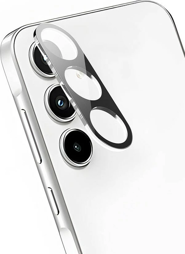 Mbrojtës xhami për kamerë Samsung Galaxy A35, Megafox Teknoloji, i zi
