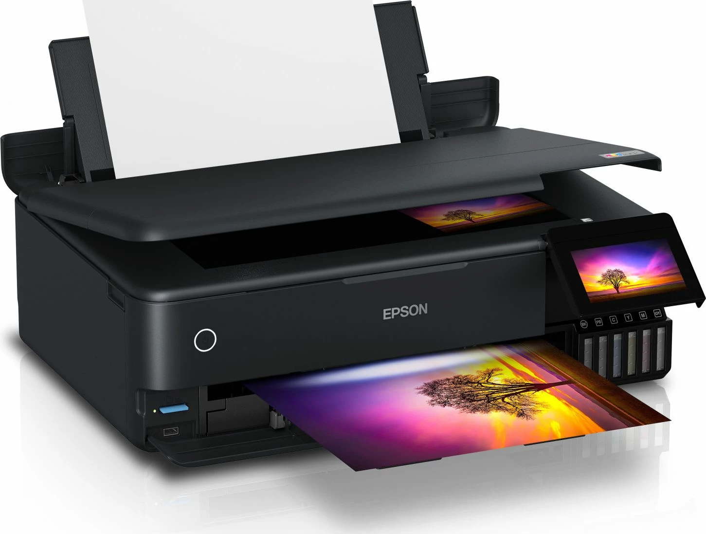 Printer multifunksional Epson EcoTank L8180 (C11CJ21402) A3+, CISS, Wi‑Fi/Ethernet/USB, 6-ngjyra, ekran touch 10.9 cm, i zi