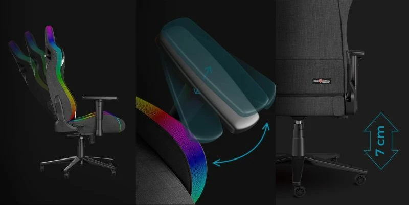 Karrige gaming Genesis NFG-2246, e zezë/e hirtë