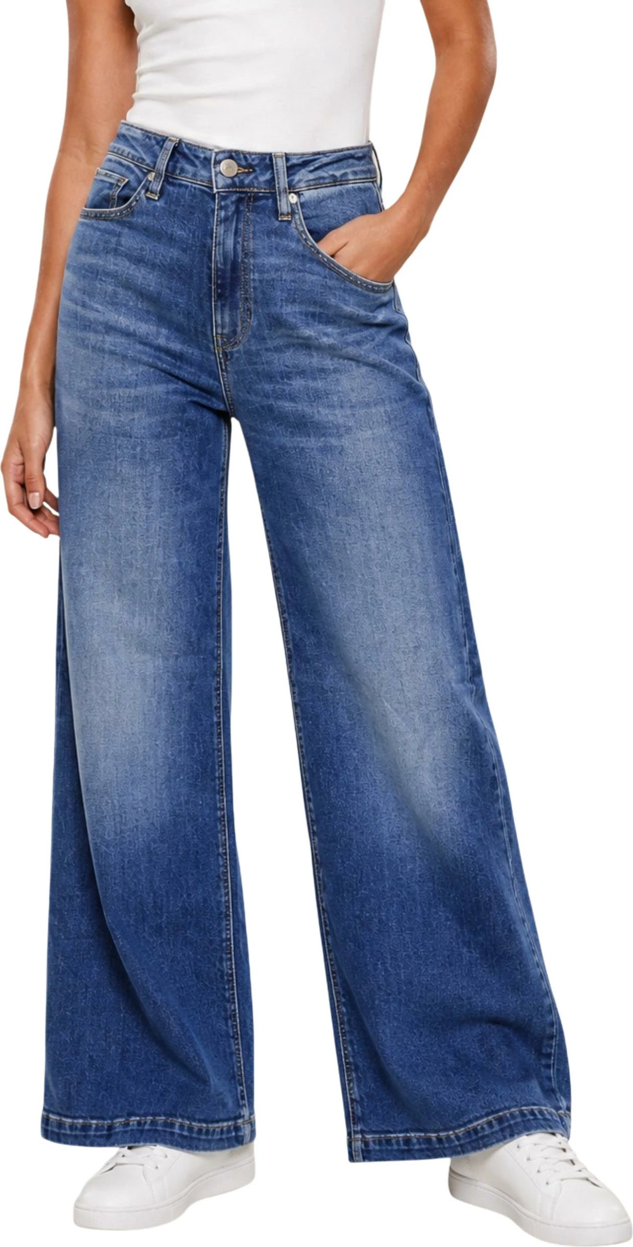 Xhinse për femra Guess Bellagio W6YAJG D1355, blu