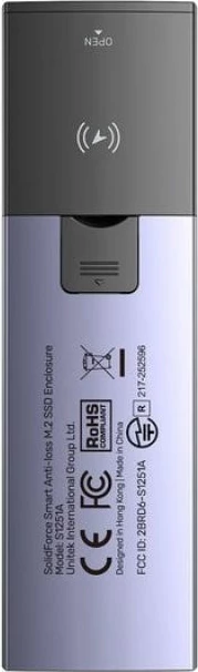 Kuti SSD M.2 NVMe Unitek, gri